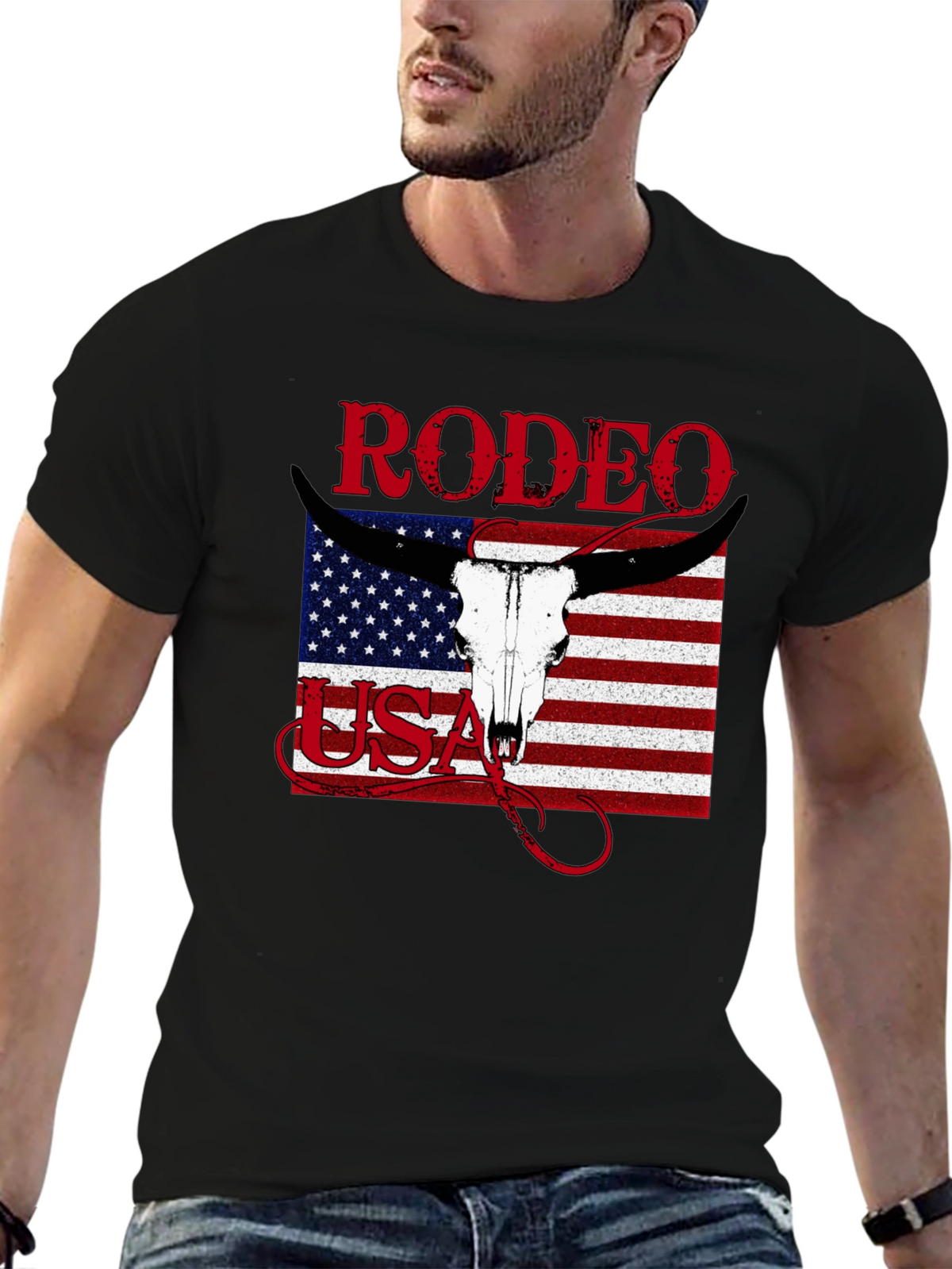 Rodeo USA Graphic T-Shirt