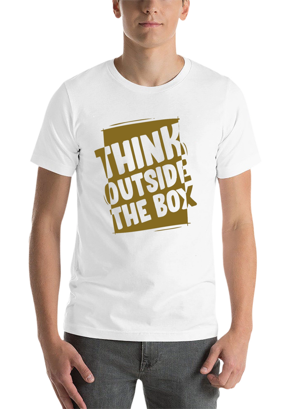 Think Outside the Box Graphic T-Shirt