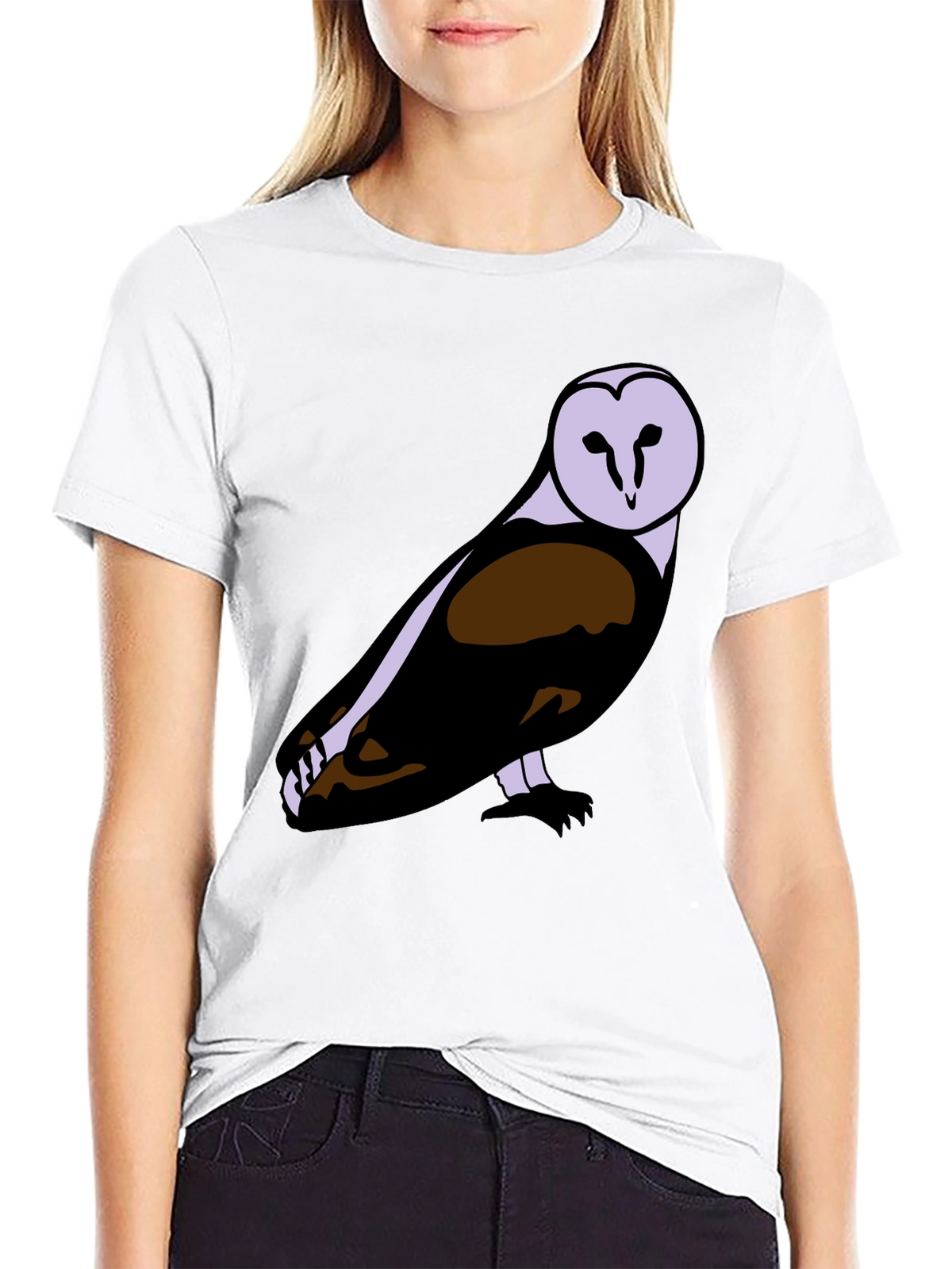 Owl Graphic Print T-Shirt - Stylish Mens Tee