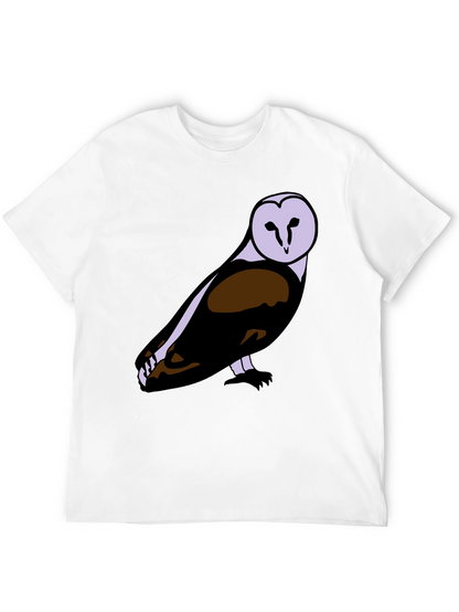 Owl Graphic Print T-Shirt - Stylish Mens Tee