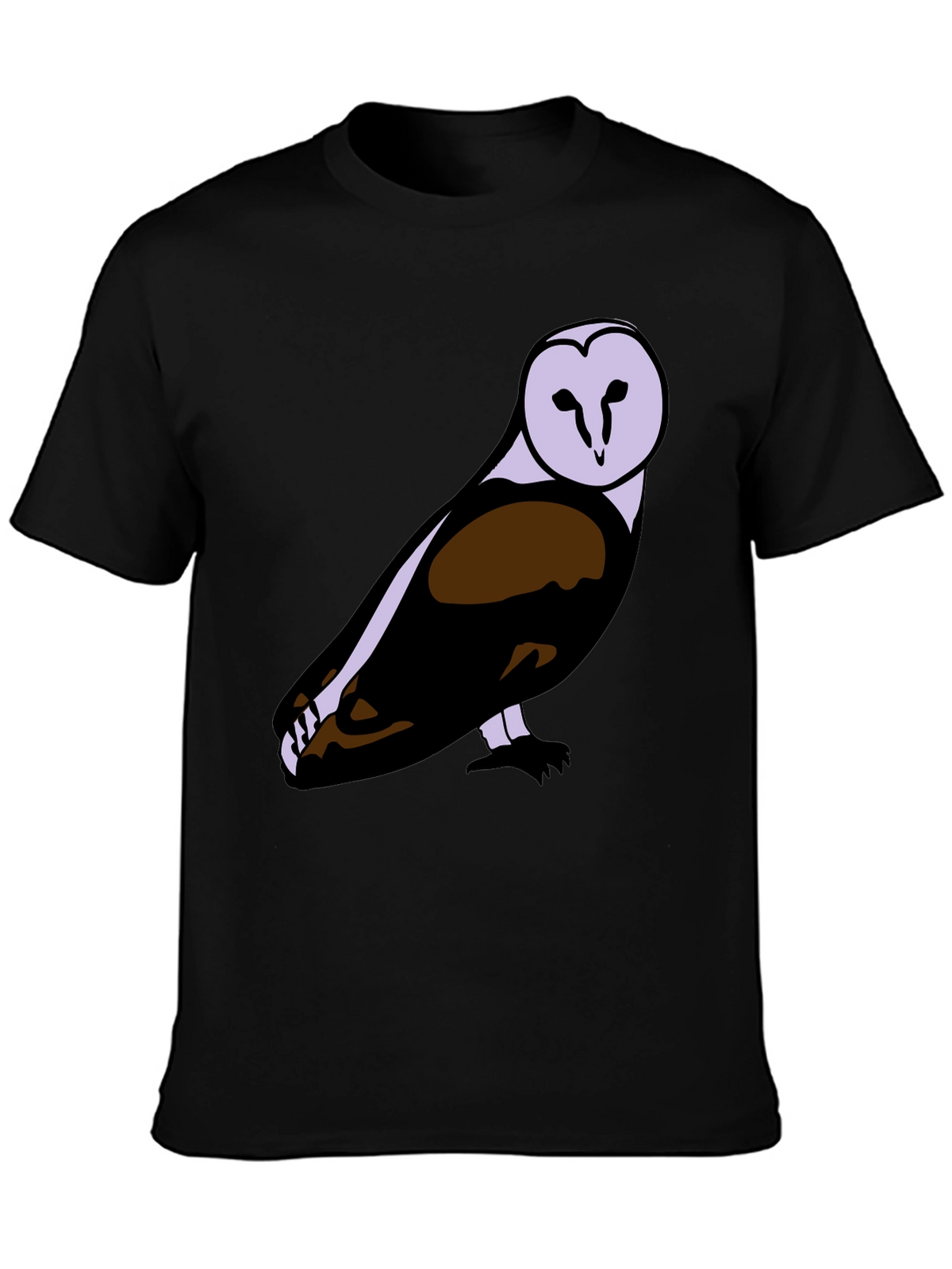 Owl Graphic Print T-Shirt - Stylish Mens Tee