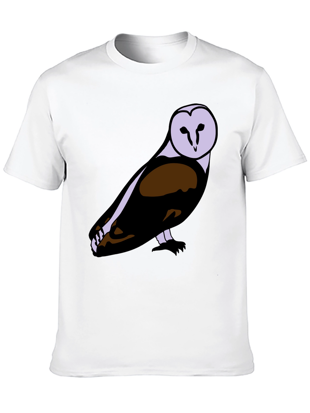 Owl Graphic Print T-Shirt - Stylish Mens Tee