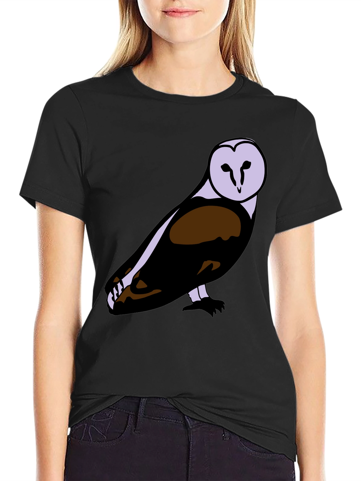 Owl Graphic Print T-Shirt - Stylish Mens Tee