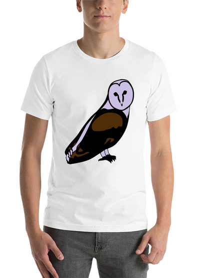 Owl Graphic Print T-Shirt - Stylish Mens Tee