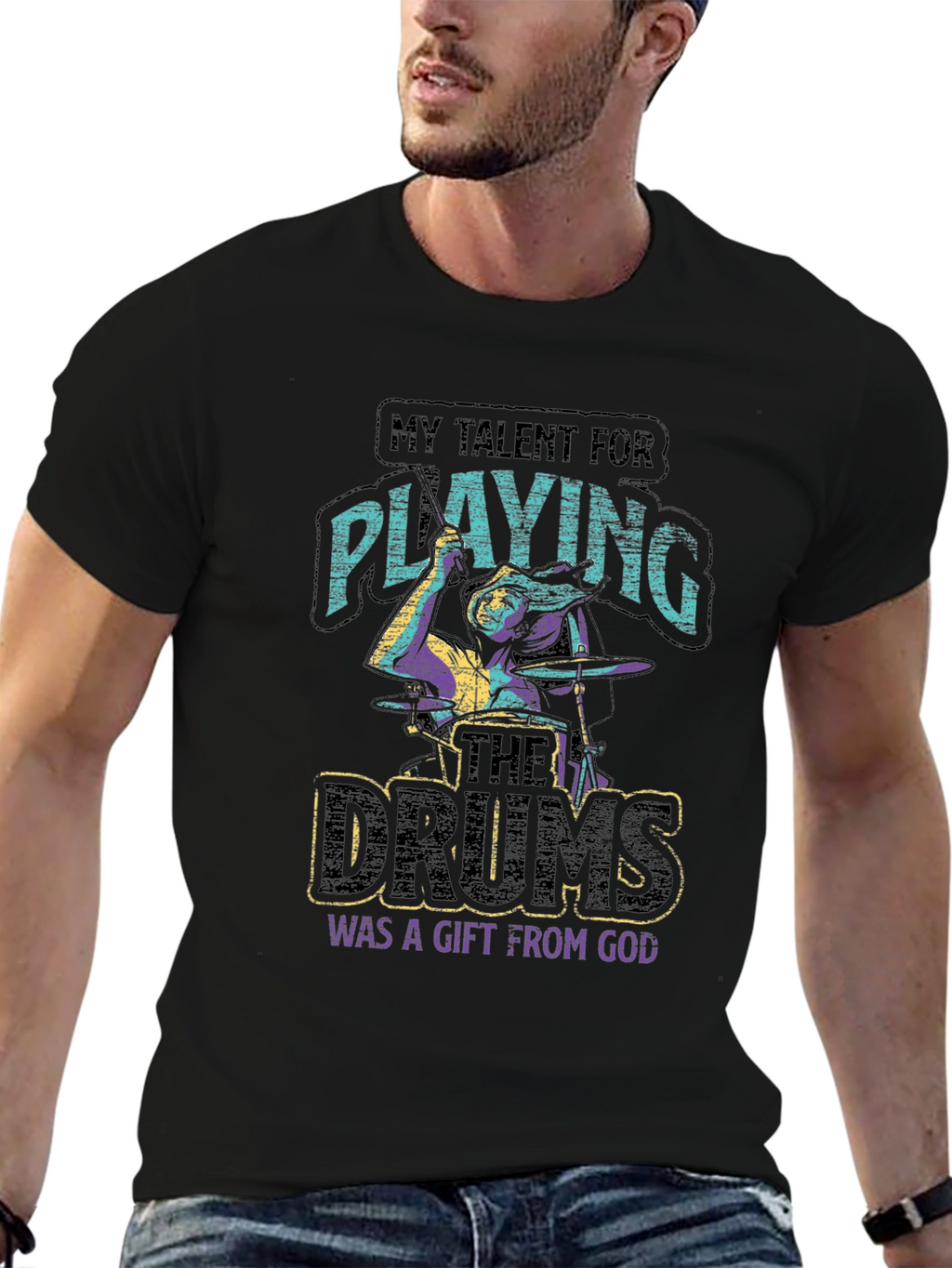 Talent for Playing Drums Gift T-Shirt