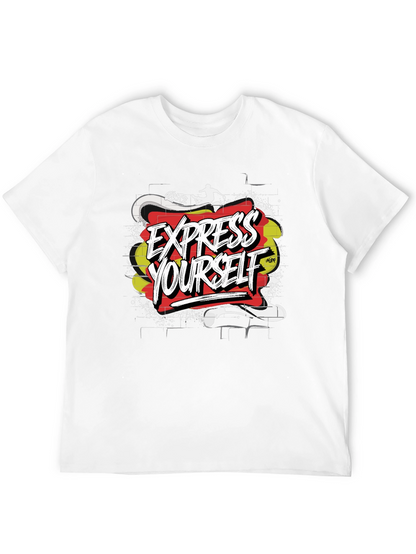 Express Yourself Graphic T-Shirt - Black