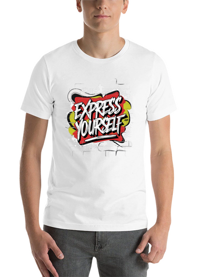 Express Yourself Graphic T-Shirt - Black