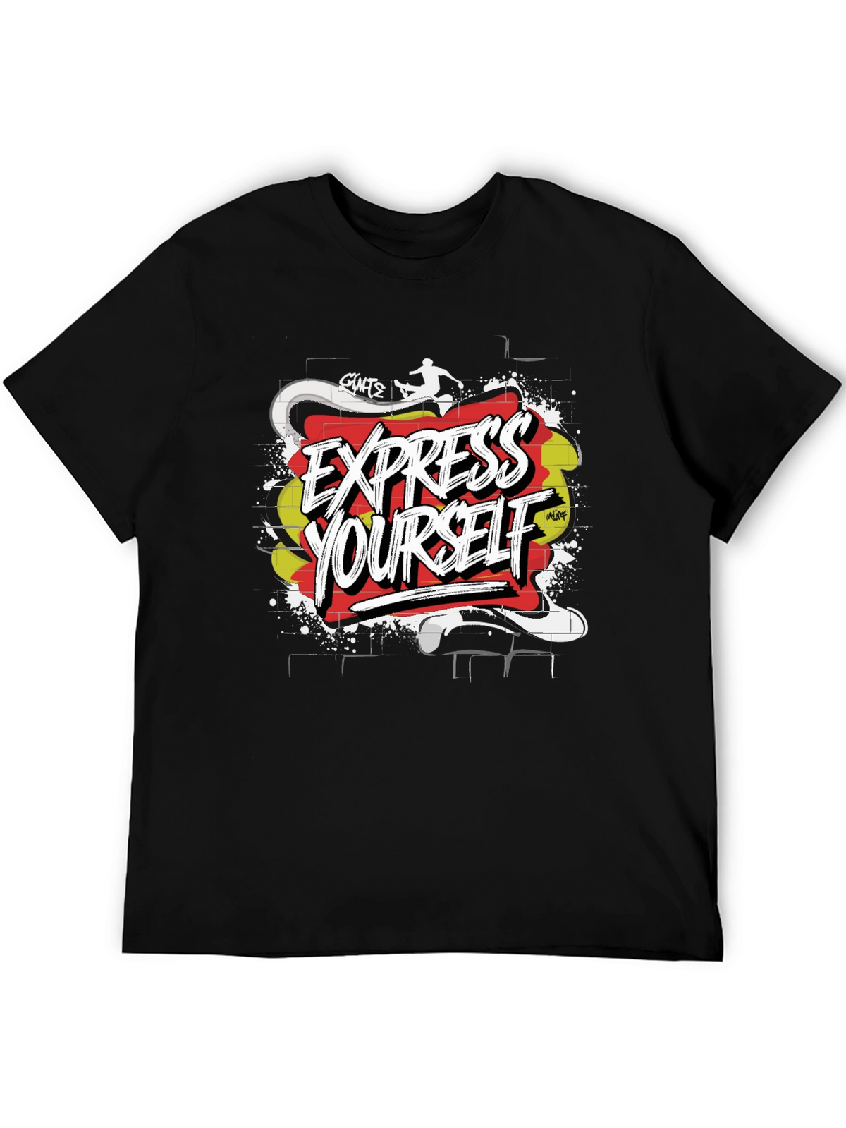 Express Yourself Graphic T-Shirt - Black