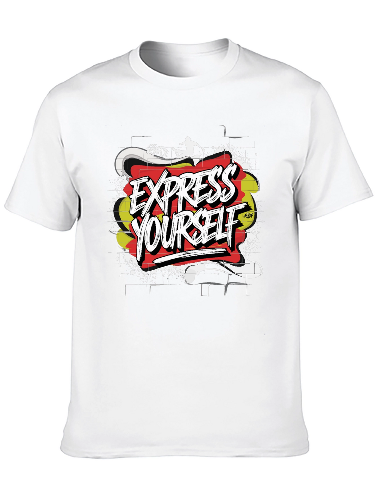 Express Yourself Graphic T-Shirt - Black