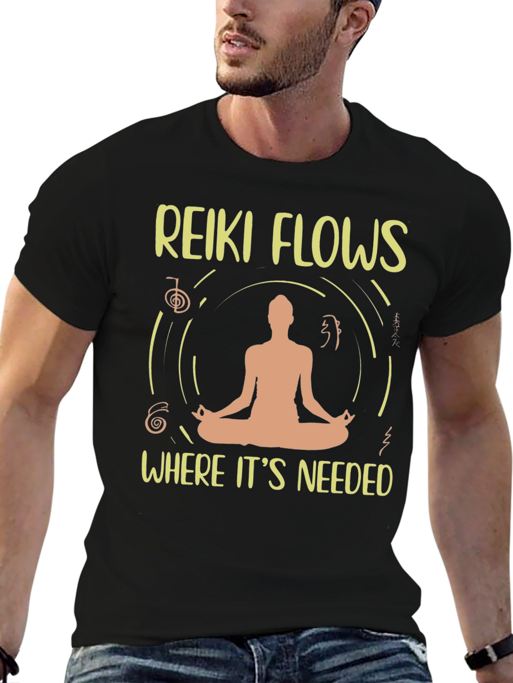 Reiki Flows Meditation T-Shirt