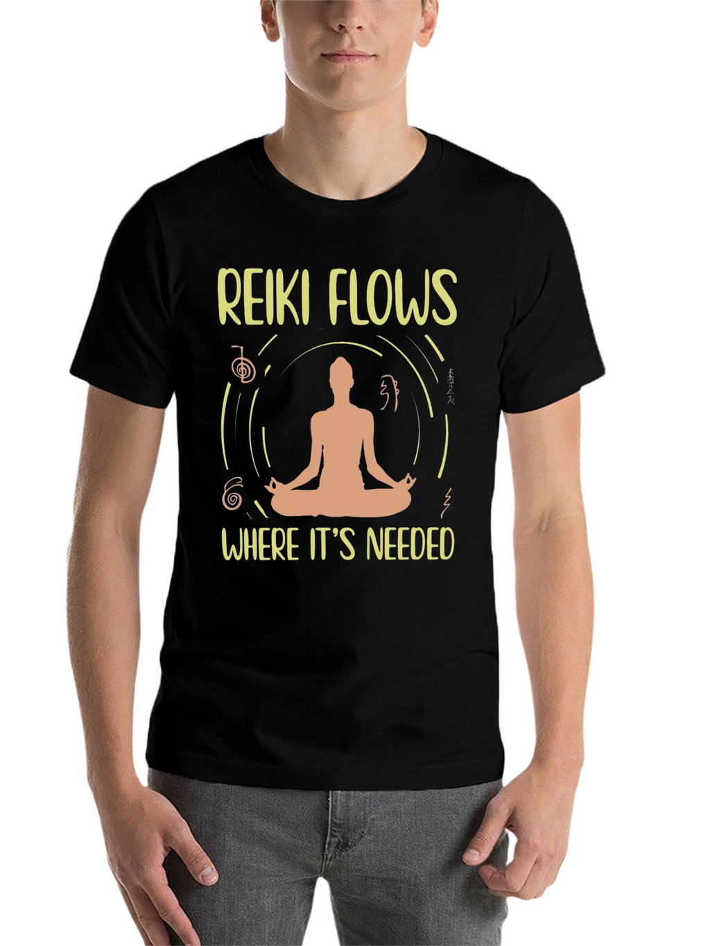 Reiki Flows Meditation T-Shirt