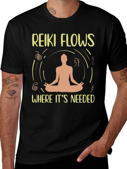Reiki Flows Meditation T-Shirt