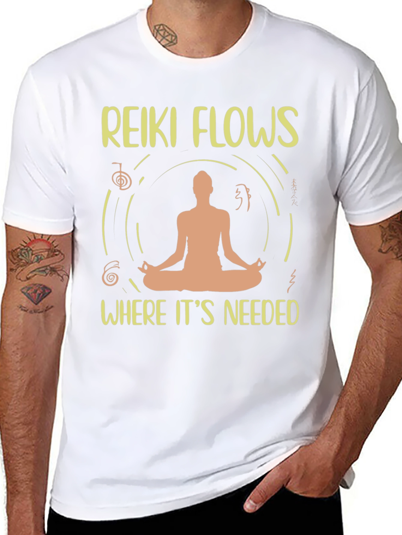 Reiki Flows Meditation T-Shirt