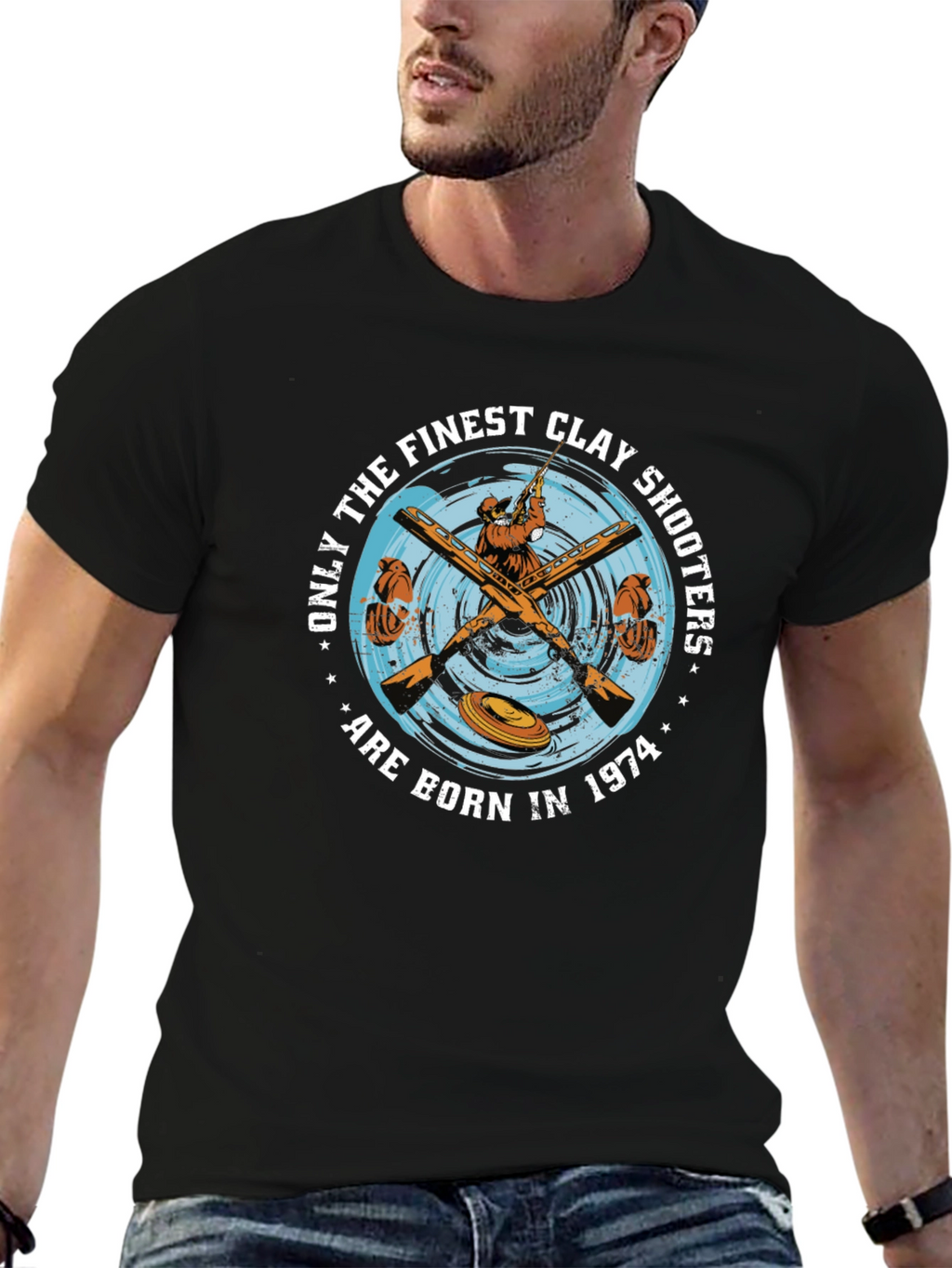Finest Clay Shooters Born in 1974 T-Shirt