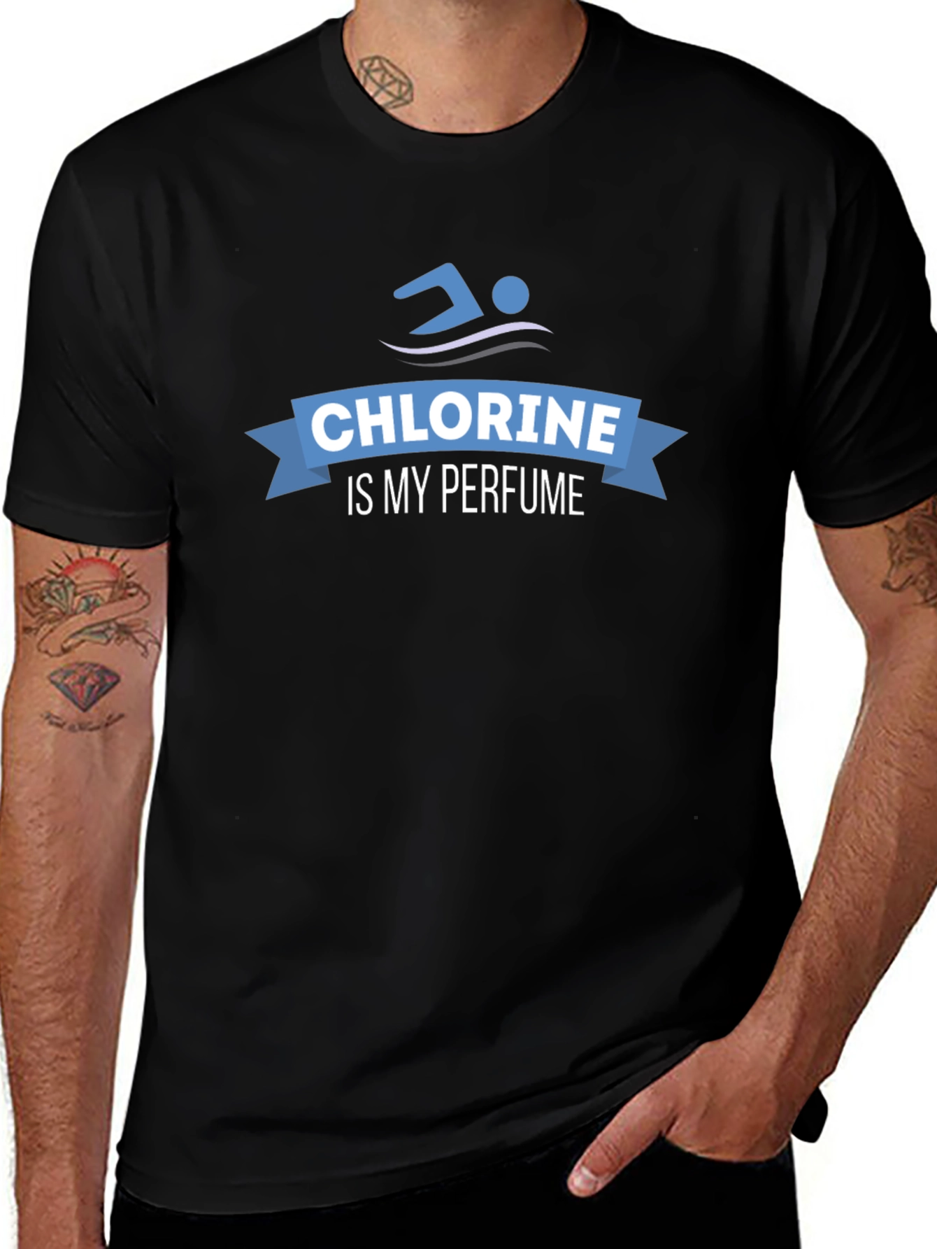 Chlorine is My Perfume T-Shirt - Swim Lover Tee