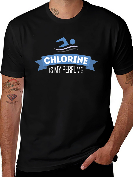 Chlorine is My Perfume T-Shirt - Swim Lover Tee