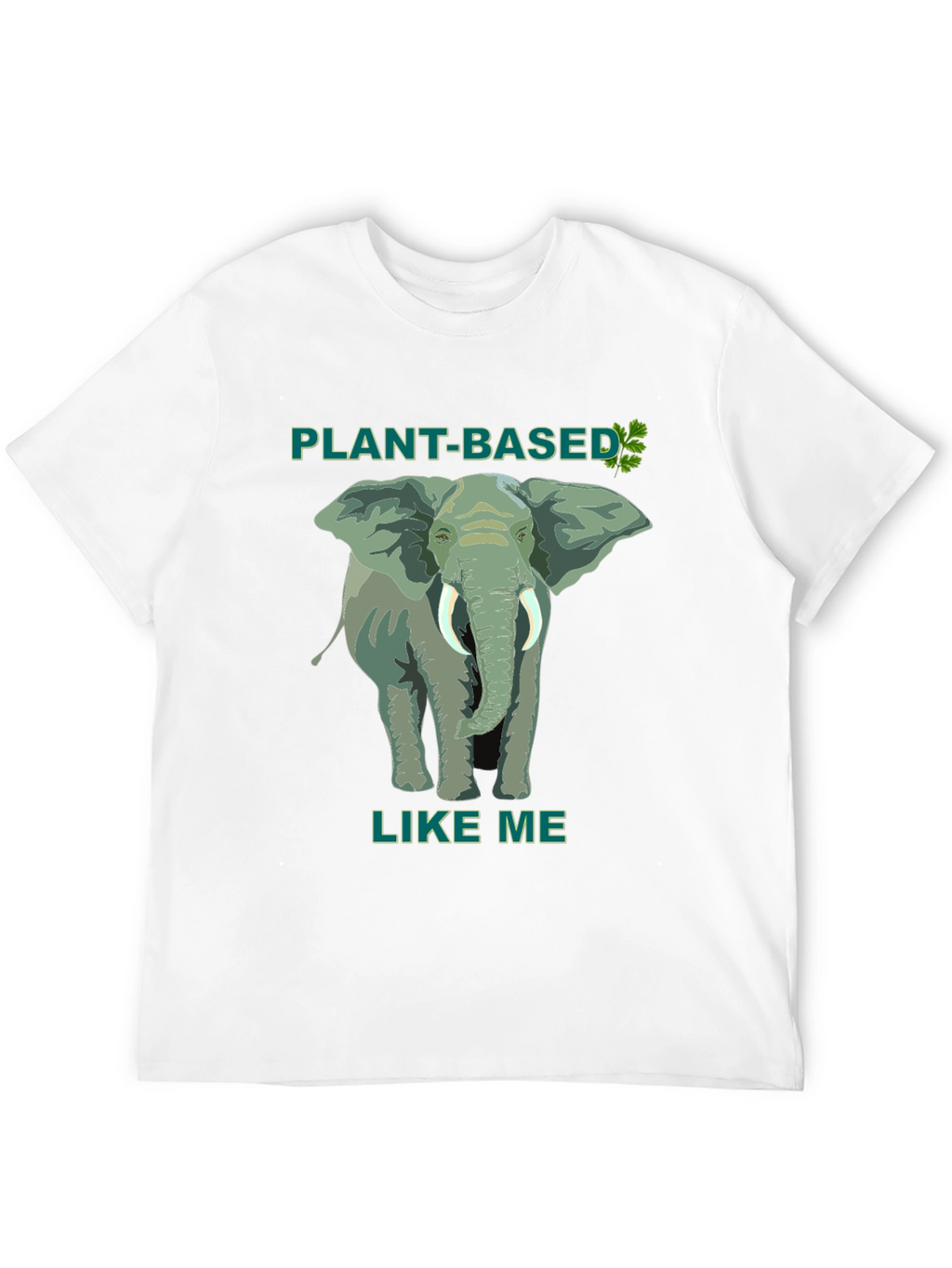 Plant-Based Elephant Graphic Tee