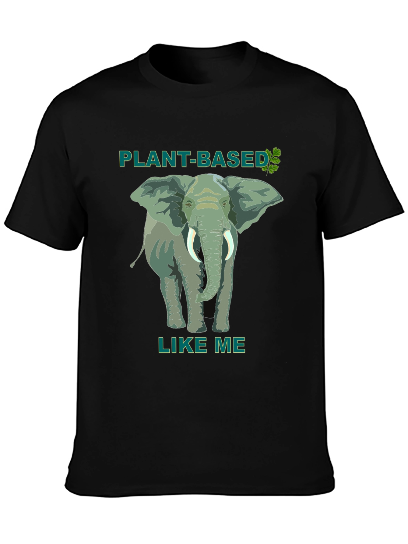 Plant-Based Elephant Graphic Tee