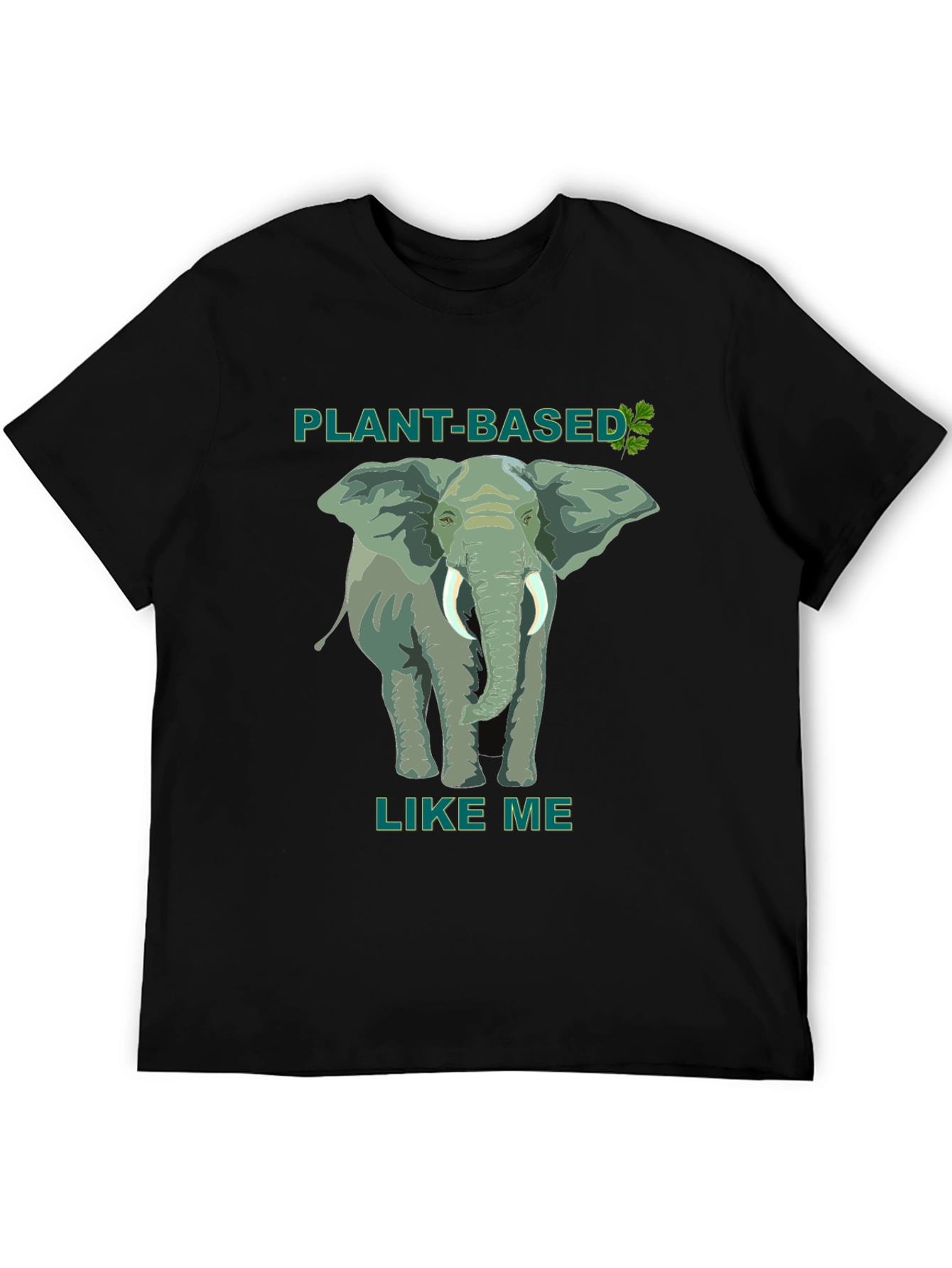Plant-Based Elephant Graphic Tee