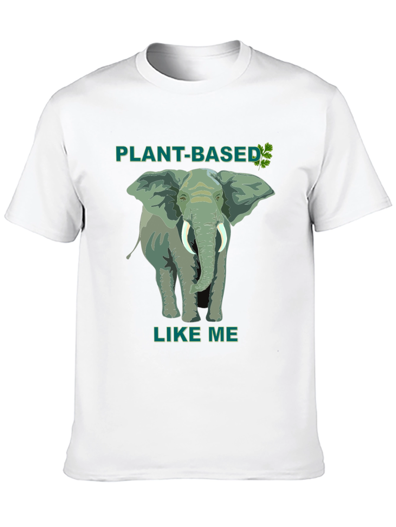 Plant-Based Elephant Graphic Tee