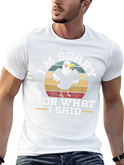 Im Sorry T-Shirt with Eagle Graphic