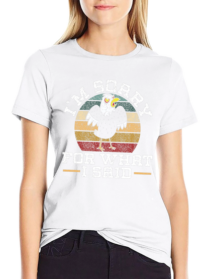 Im Sorry T-Shirt with Eagle Graphic