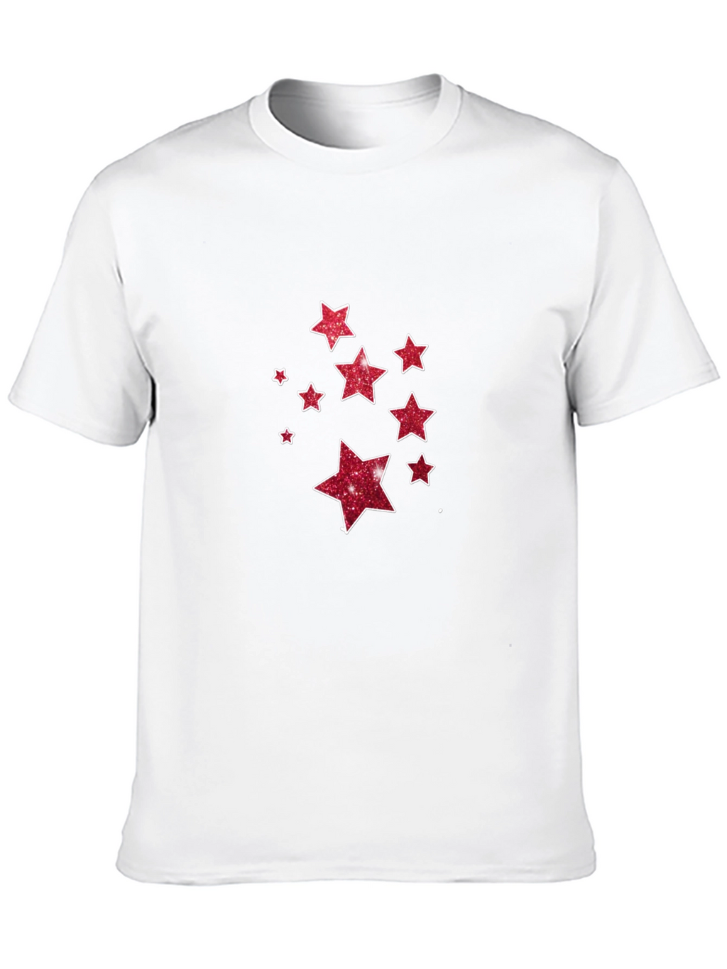 Starry Night Tee - Black Cotton Blend T-Shirt