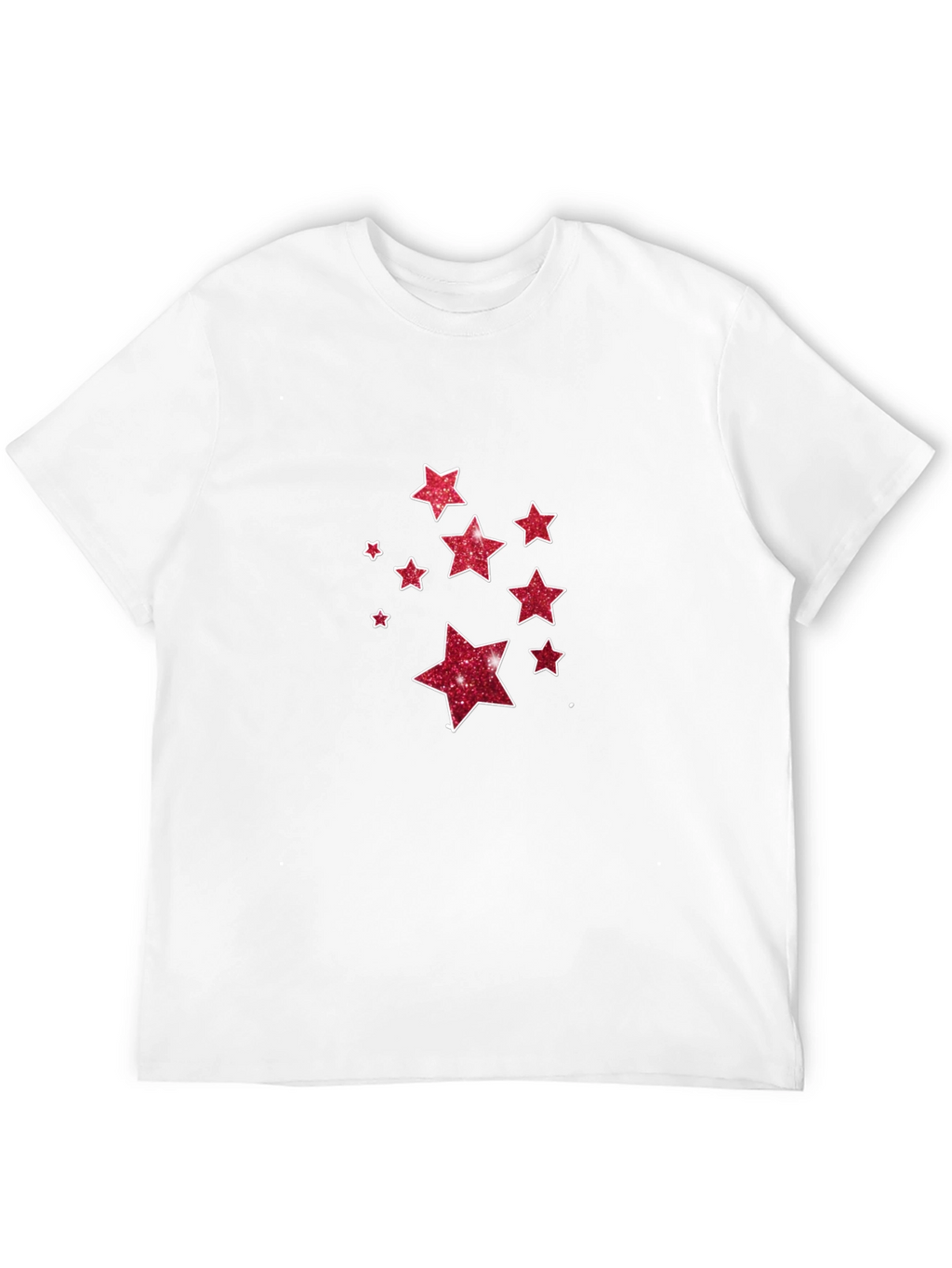 Starry Night Tee - Black Cotton Blend T-Shirt