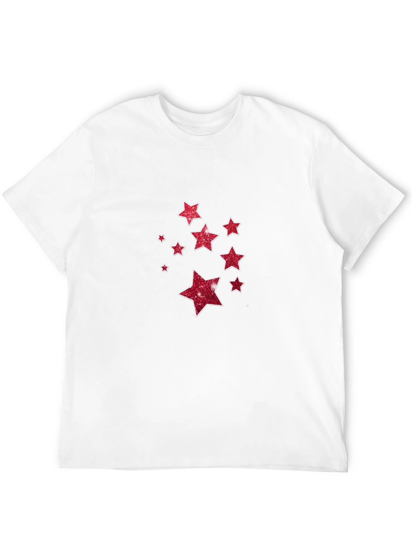 Starry Night Tee - Black Cotton Blend T-Shirt