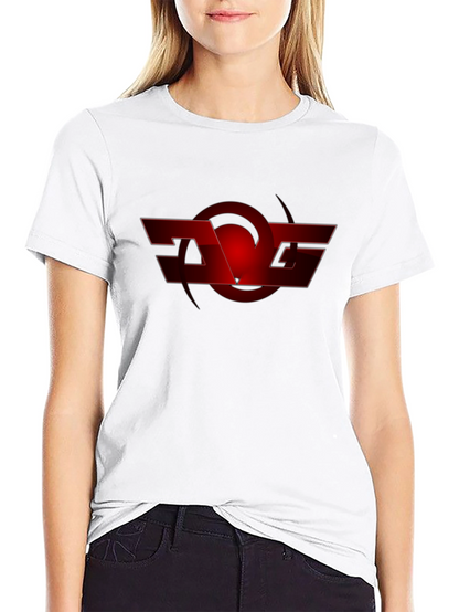 Red Graphic Logo Black T-Shirt