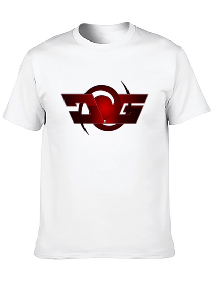 Red Graphic Logo Black T-Shirt