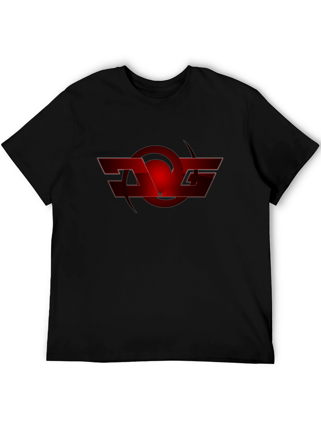 Red Graphic Logo Black T-Shirt