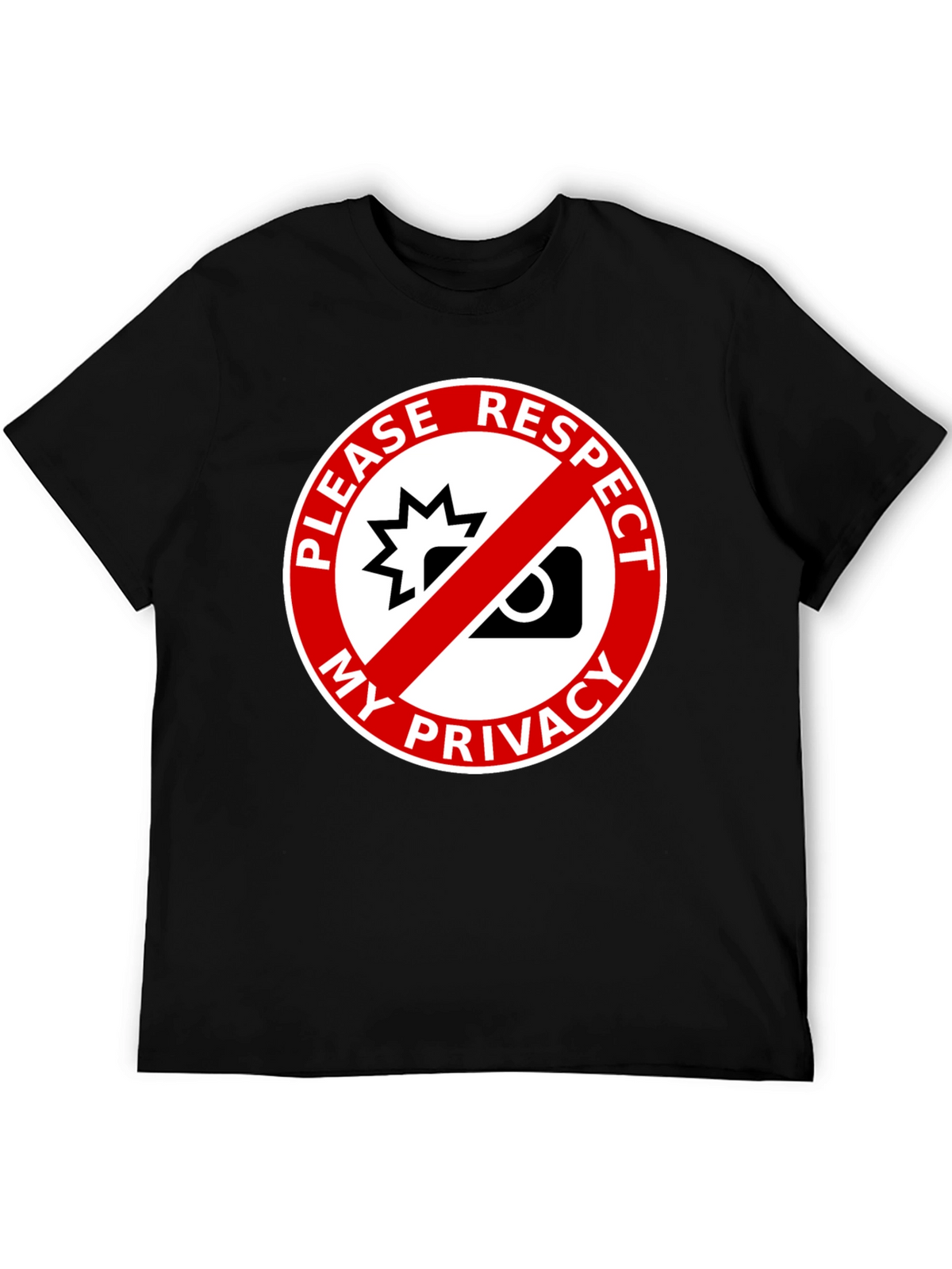 Respect My Privacy Graphic Tee - Anti-Paparazzi Shirt