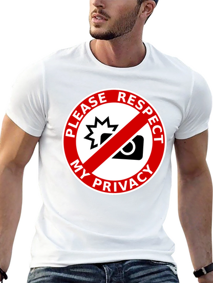 Respect My Privacy Graphic Tee - Anti-Paparazzi Shirt