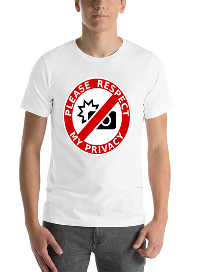 Respect My Privacy Graphic Tee - Anti-Paparazzi Shirt