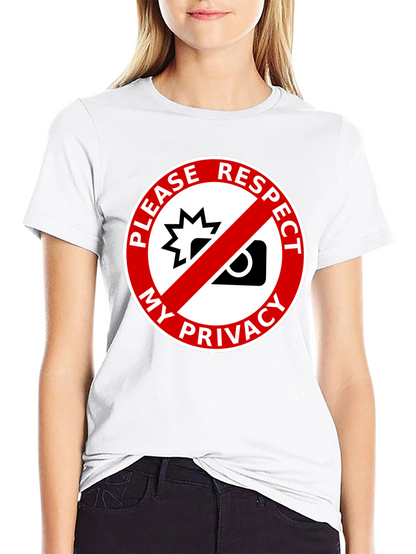 Respect My Privacy Graphic Tee - Anti-Paparazzi Shirt