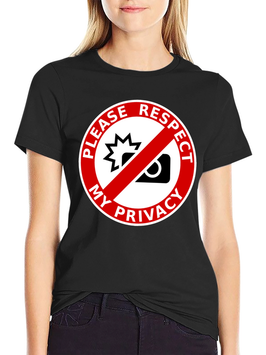 Respect My Privacy Graphic Tee - Anti-Paparazzi Shirt