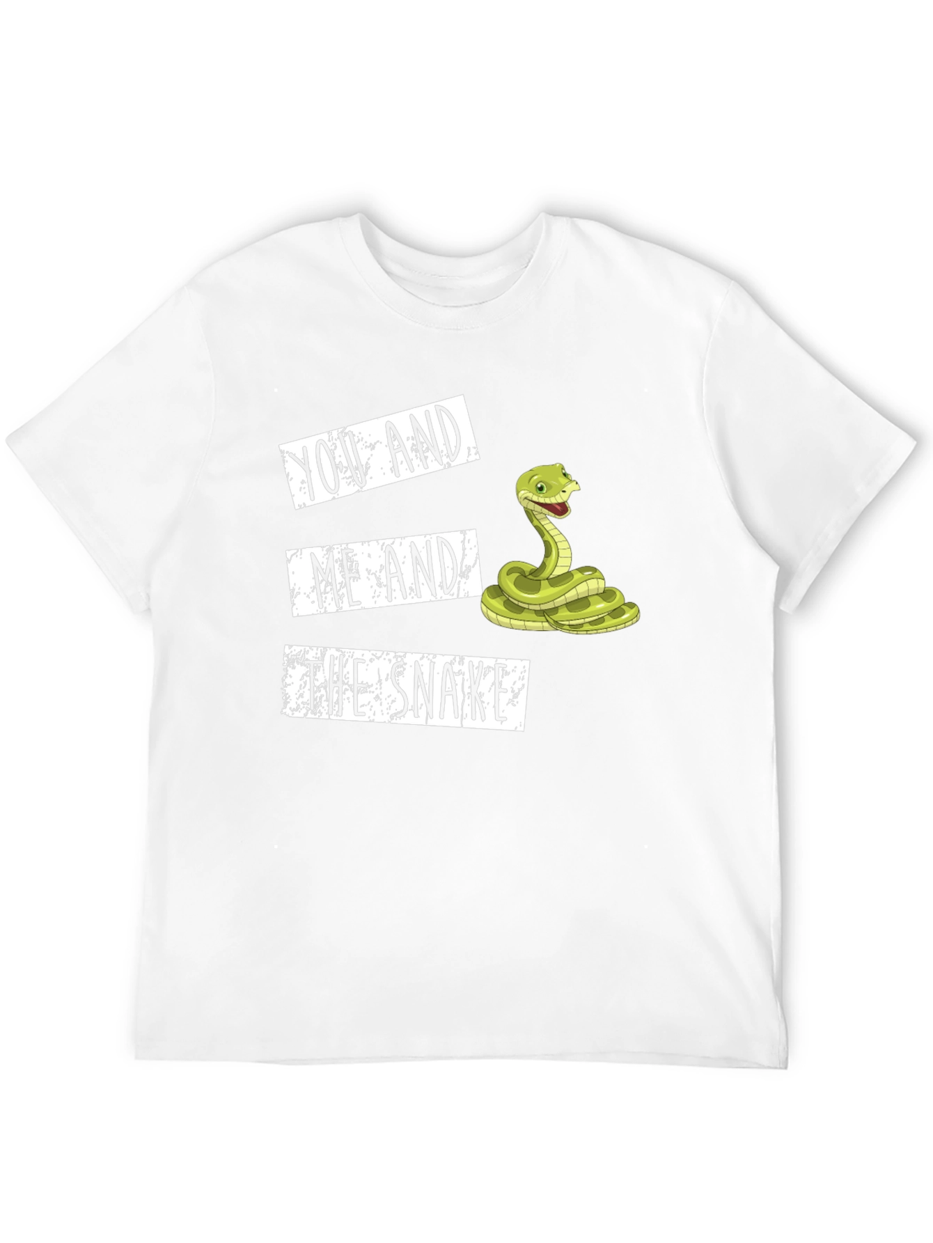 You and Me and the Snake Graphic Tee