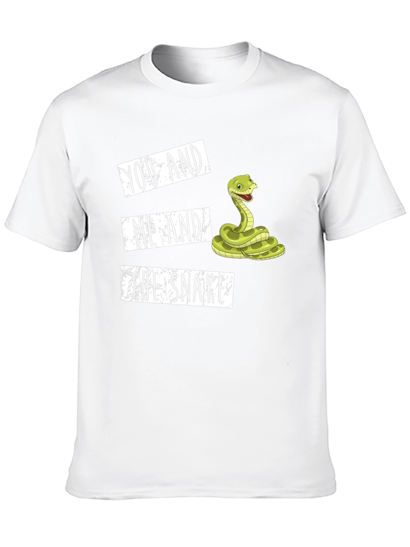 You and Me and the Snake Graphic Tee