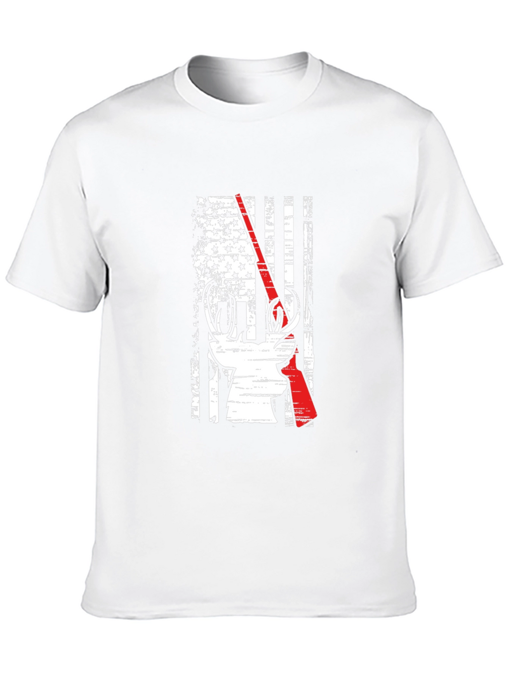Deer Hunter Patriotic Flag Graphic Tee