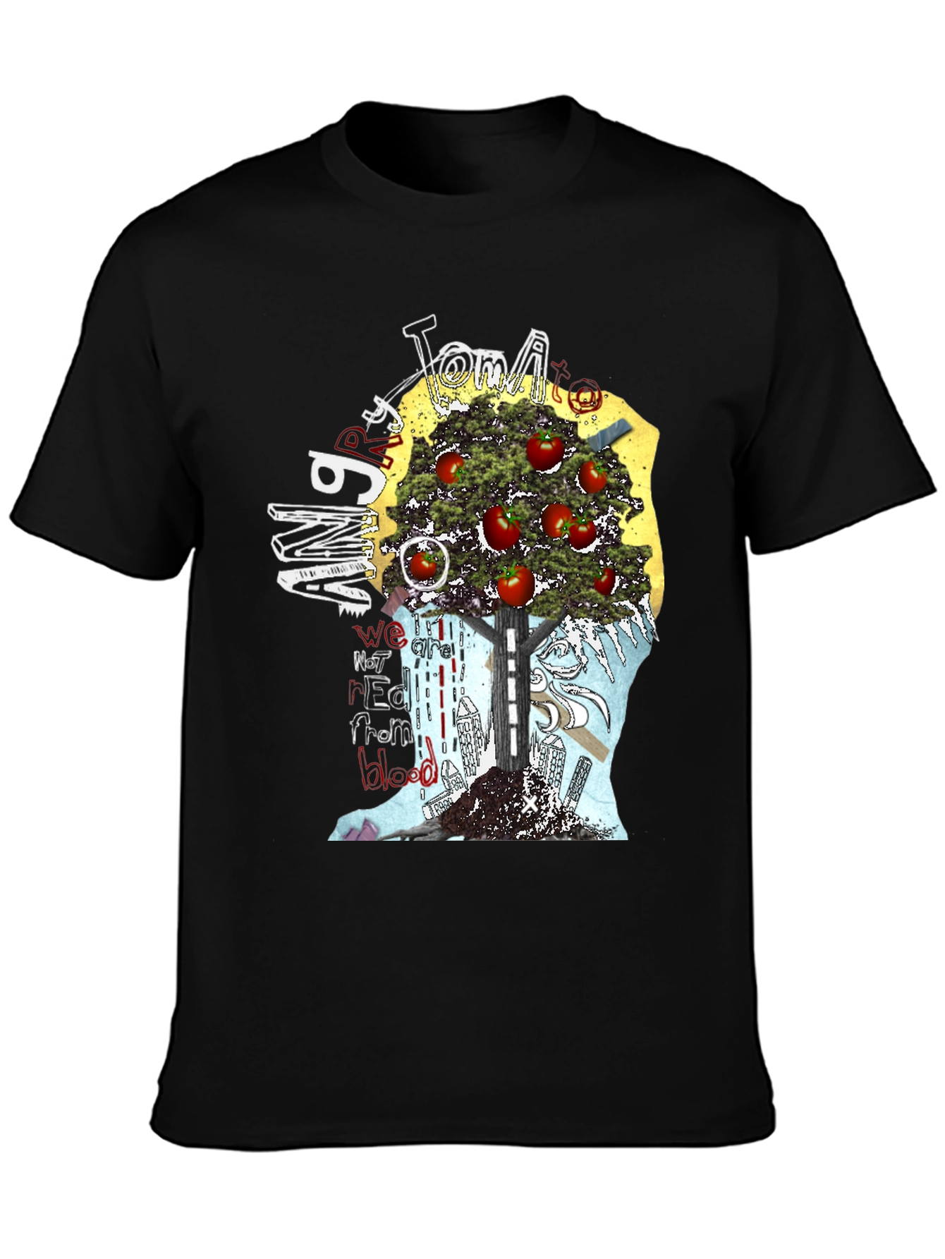 Tomato Man Graphic T-Shirt - Unique Art Tee
