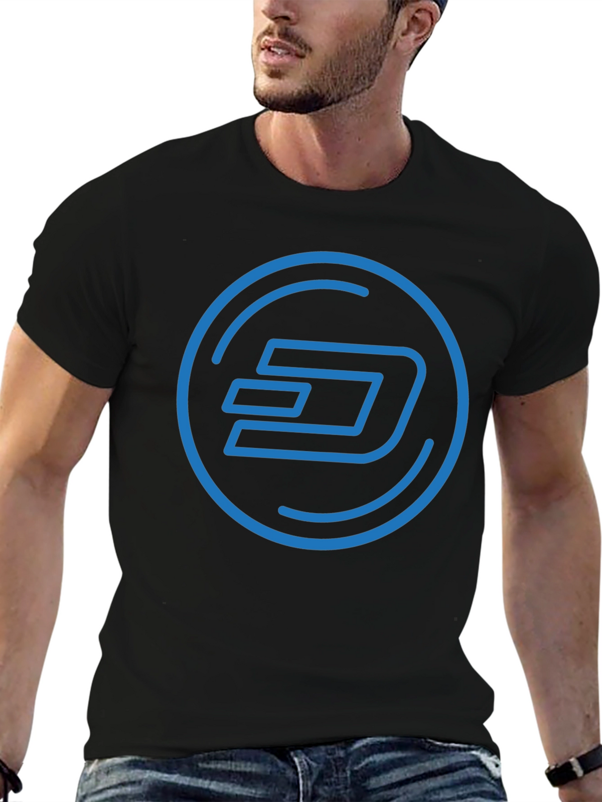 Dash Cryptocurrency Black T-Shirt