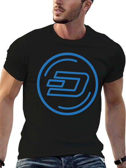 Dash Cryptocurrency Black T-Shirt
