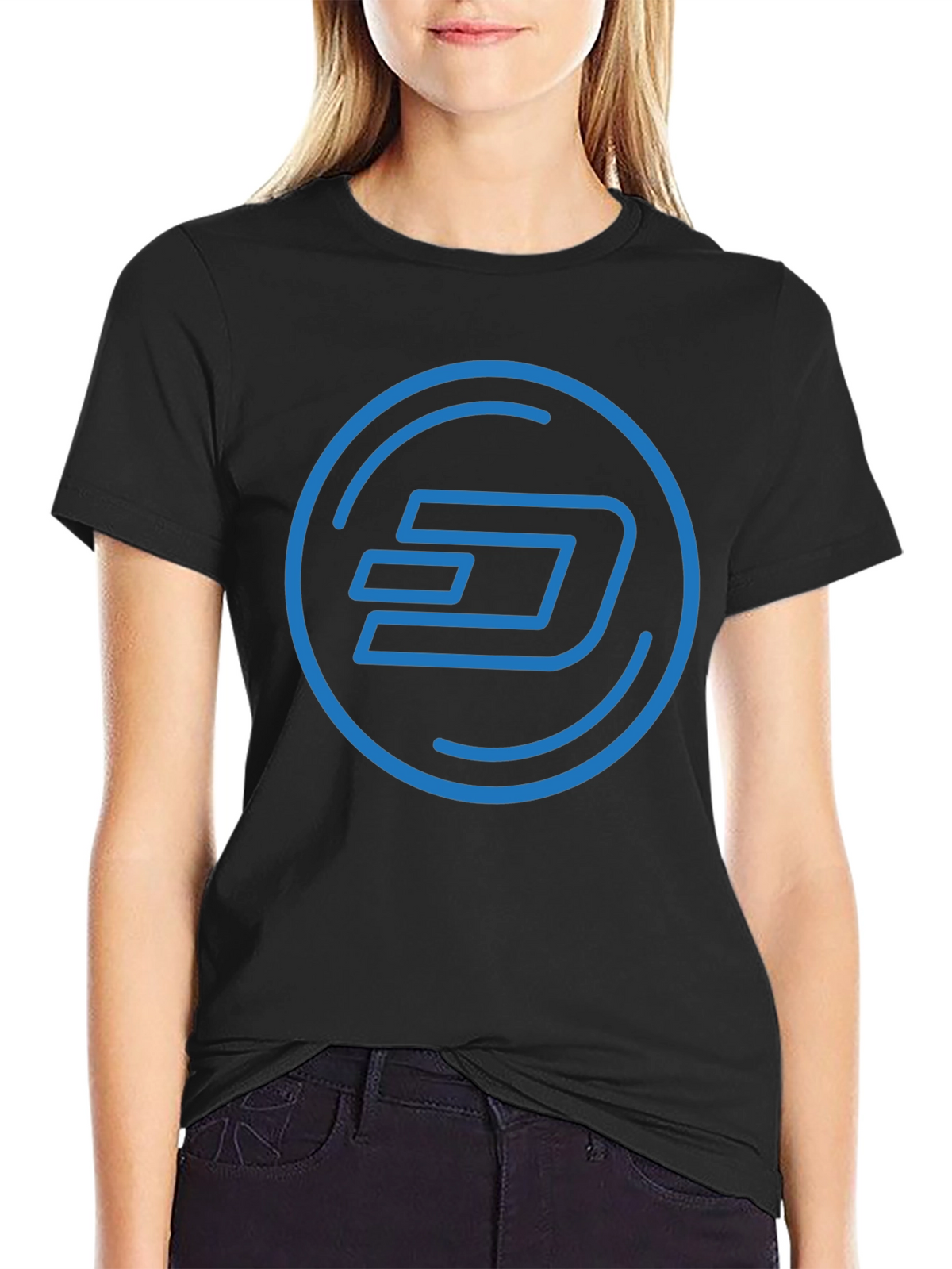 Dash Cryptocurrency Black T-Shirt