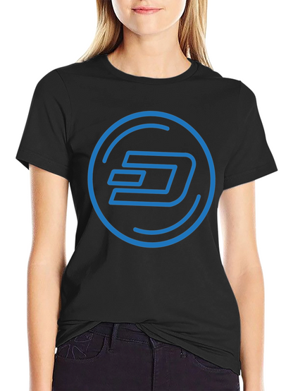 Dash Cryptocurrency Black T-Shirt