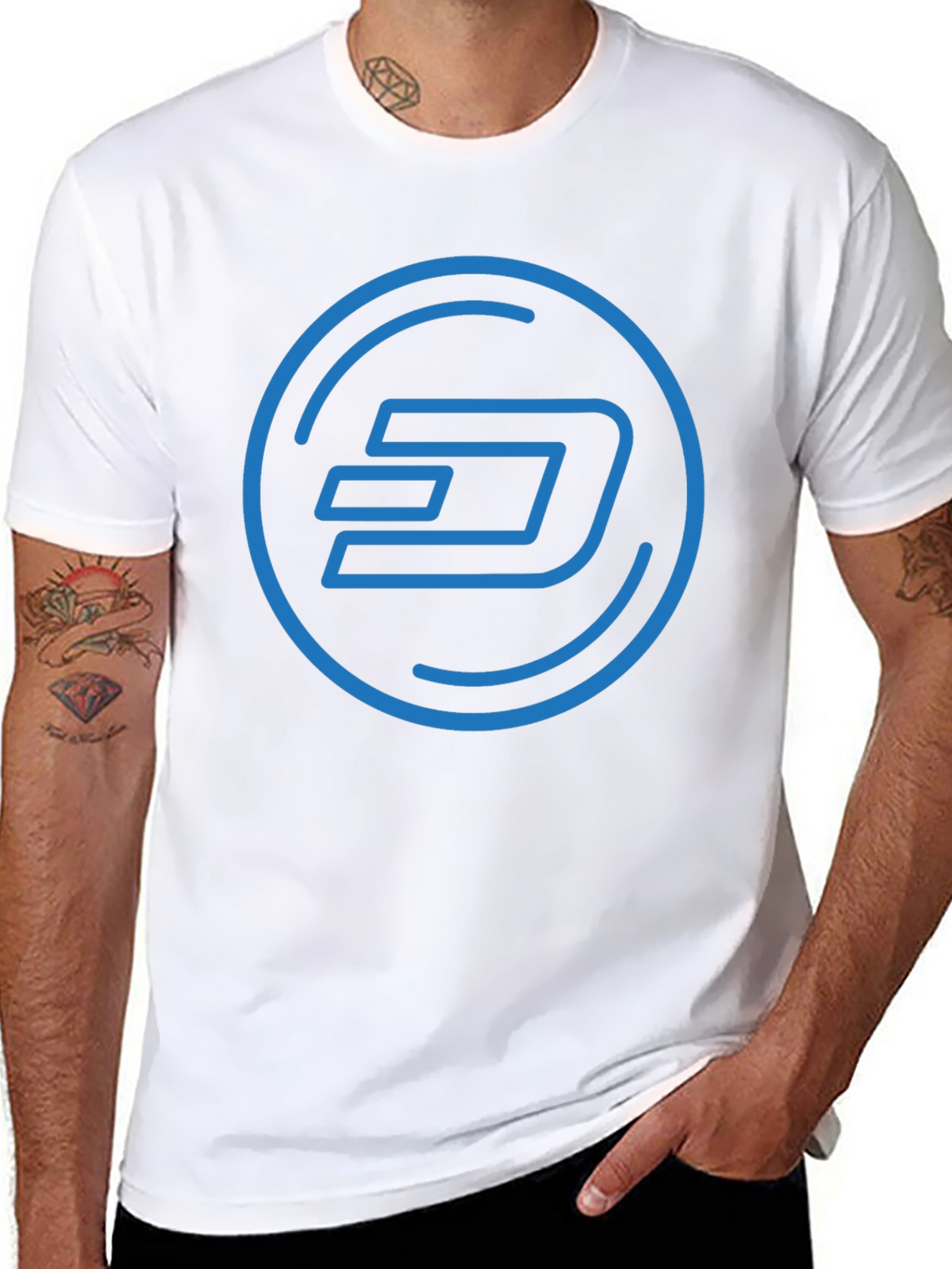 Dash Cryptocurrency Black T-Shirt