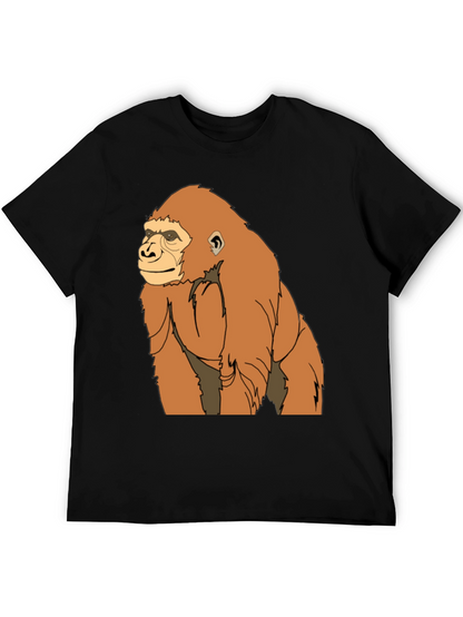 Gorilla Graphic Tee - Classic Crew Neck T-Shirt