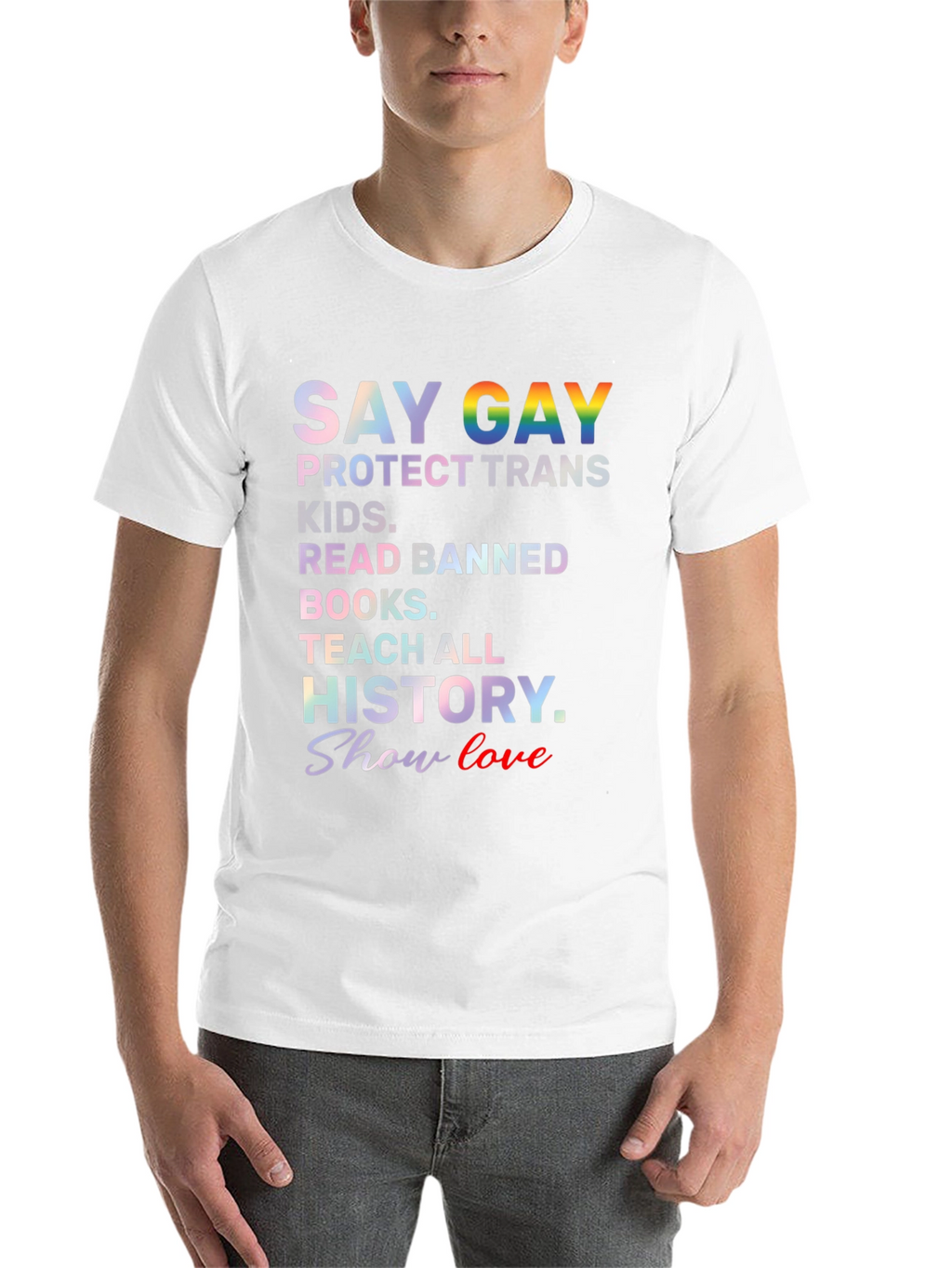 Say Gay Protect Trans Kids T-Shirt