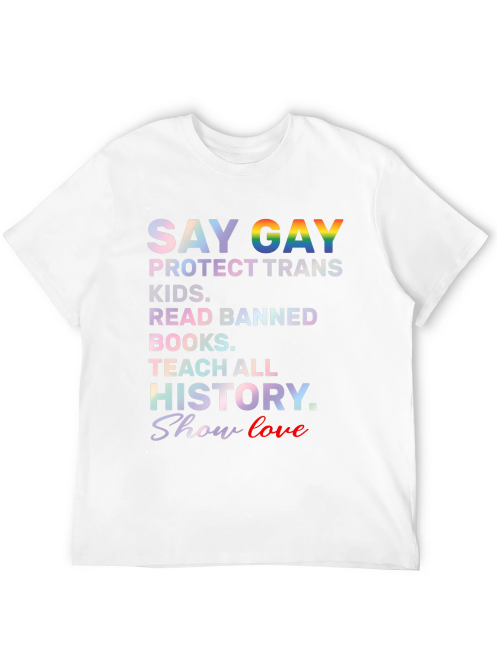 Say Gay Protect Trans Kids T-Shirt
