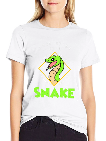 Look At Me Im A Snake Black T-Shirt